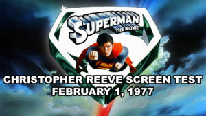 SUPERMAN II- Christopher Reeve screen test footage February 1, 1977. Shepperton Studios