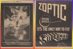 SUPERMAN THE MOVIE- Variety Trade ad. January 3, 1979.