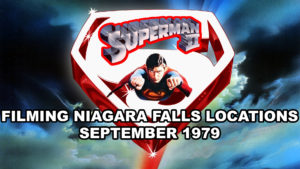 SUPERMAN II- Filming at Niagara Falls. September 1979.