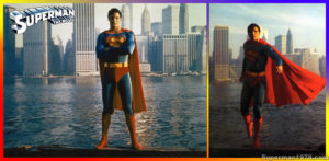 SUPERMAN THE MOVIE-Christopher Reeve as Superman. July 18, 1977. Brooklyn, New York, U.S.