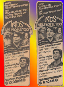 SUPERMAN THE MOVIE- Kids Are People Too TV Guide ad.
September 9, 1979.