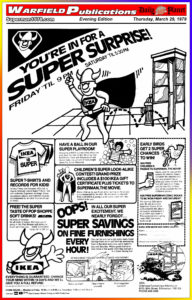 SUPERMAN THE MOVIE THE DAILY PLANET- March 29, 1979.