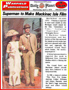 SUPERMAN II THE DAILY PLANET- April 4, 1979.