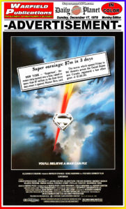 SUPERMAN THE MOVIE THE DAILY PLANET- December 17, 1978.