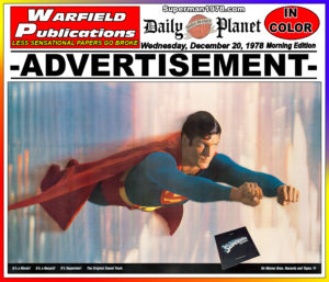 SUPERMAN THE MOVIE THE DAILY PLANET- December 20, 1978.